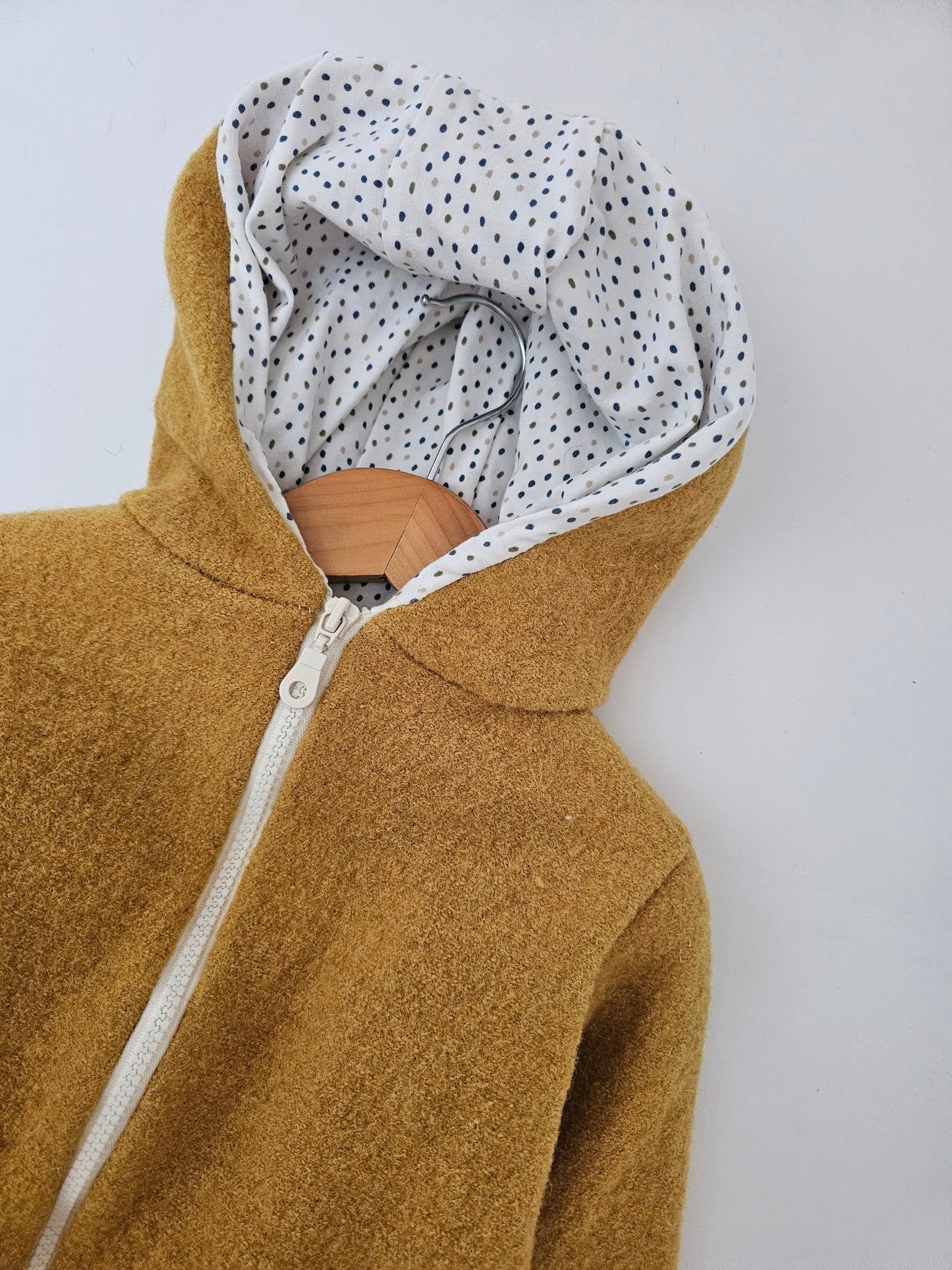 Wollwalkjacke für Kinder Gr. 0 - 3 Monate bis 10 Jahre gelb - Vintageliebe® Mein ShopWalkjacke aus 100& Schafwolle