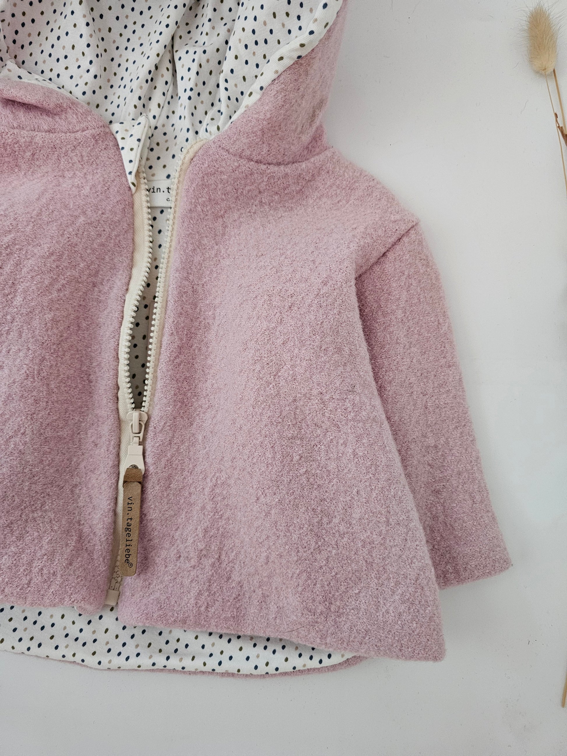Wollwalkjacke für Kinder Gr. 0 - 3 Monate bis 10 Jahre rost meliert - Vintageliebe® Mein ShopWalkjacke aus 100& Schafwolle